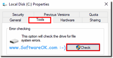Check the C Driver in Windows-10!