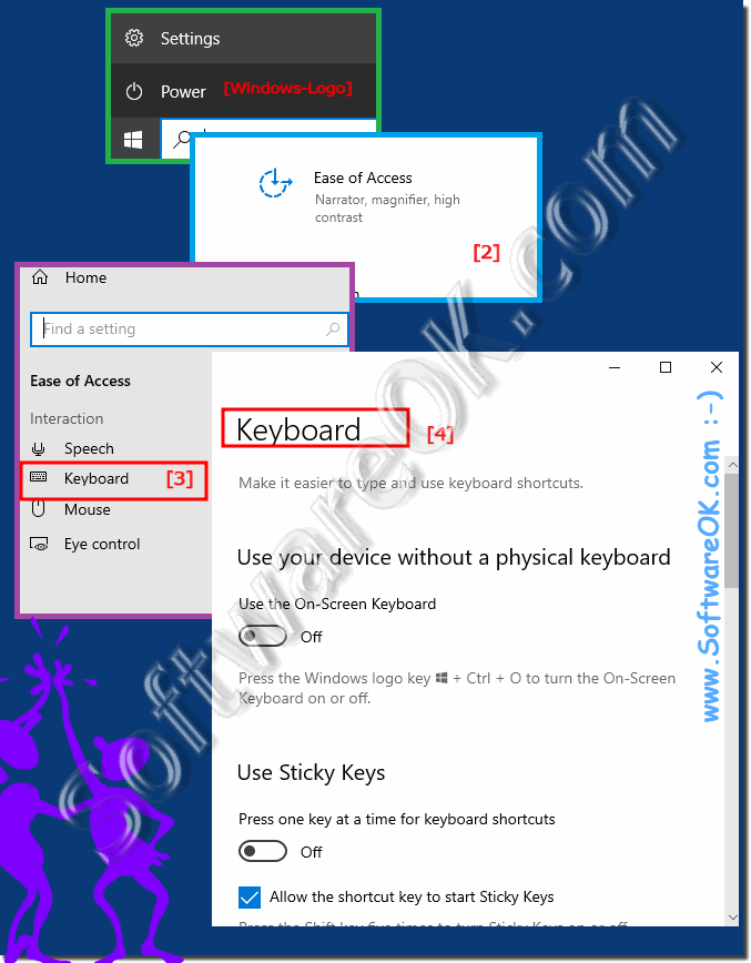 Keyboard settings Windows 10/11