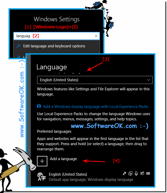 Windows 10 additional language!