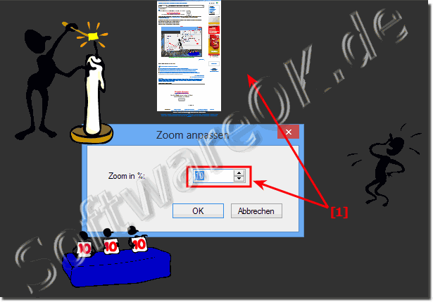 Custom zoom in Internet Explorer 10