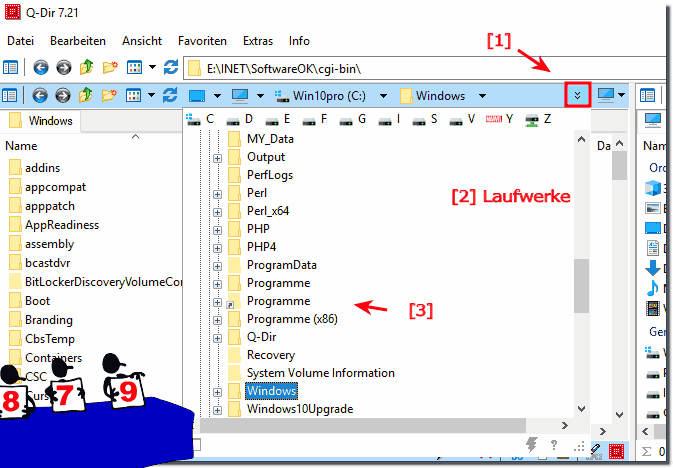 Address bar with directory tree in the file manager!