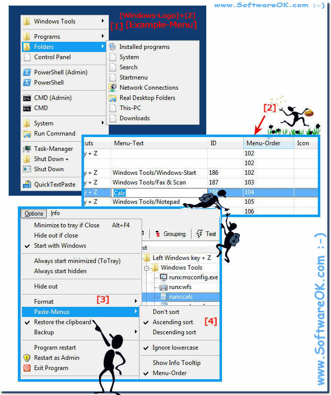 Menu sorting, submenus and command icons!