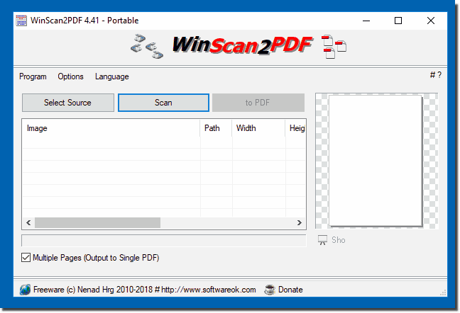 windows scan to pdf
