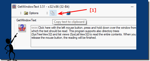 Query Windows texts from windows and put them on the clipboard!