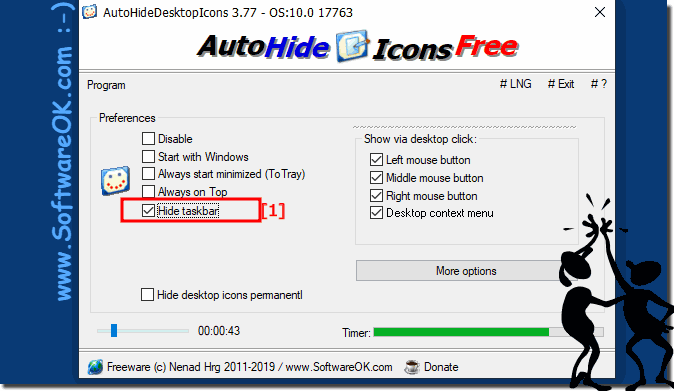 AutoHideDesktopIcons 6.06 for windows download
