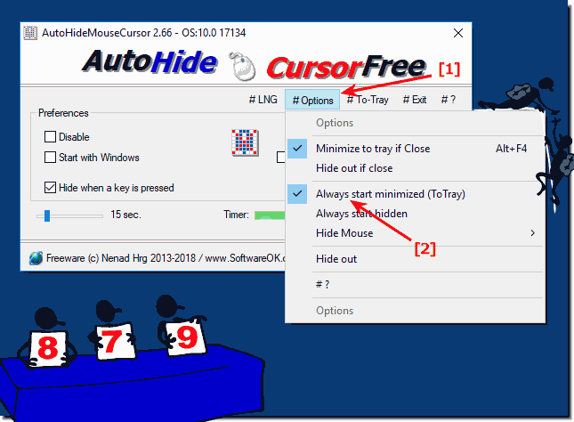 AutoHideMouseCursor 5.51 instaling