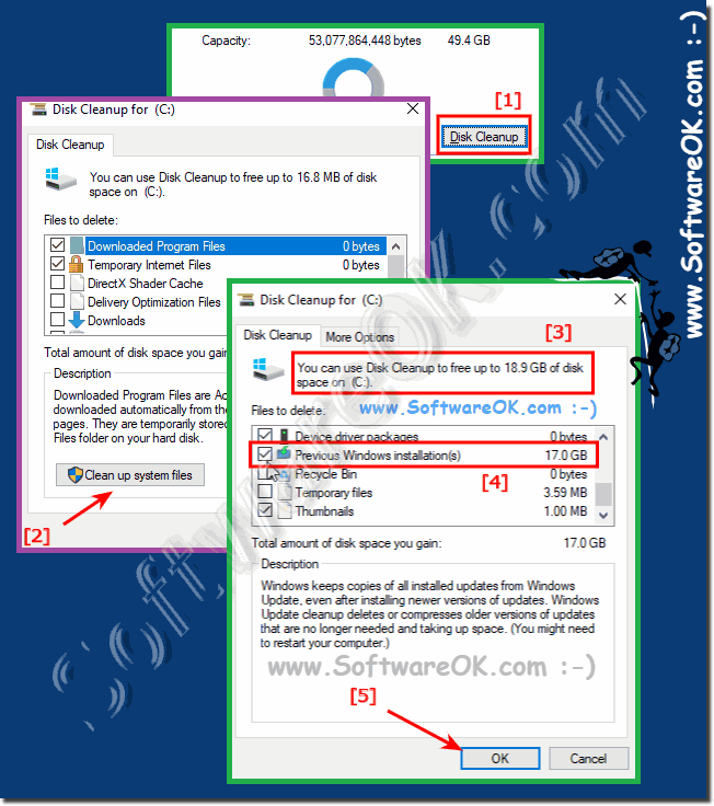 Clean the SYSTEM Disk C!