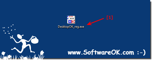 DesktopOK setting in the Windows Registry! 