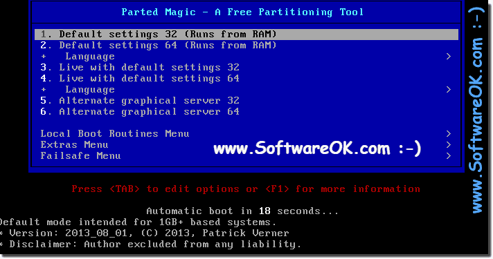 Format and partition the HDD or SSD without Windows!