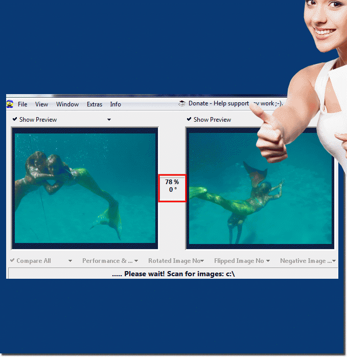 Example with percentage setting 70 in Find.Same.Images.OK in the image search!