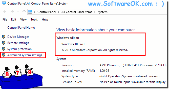 System properties and System features!