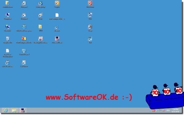 Windows 8.1 desktop example!