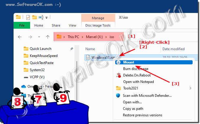 Mount ISO on any MS Windows OS!