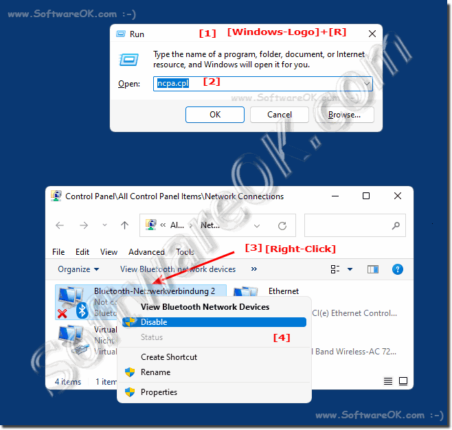 Turn off Bluetooth on Microsoft Windows 11, 10, ... and Co.!