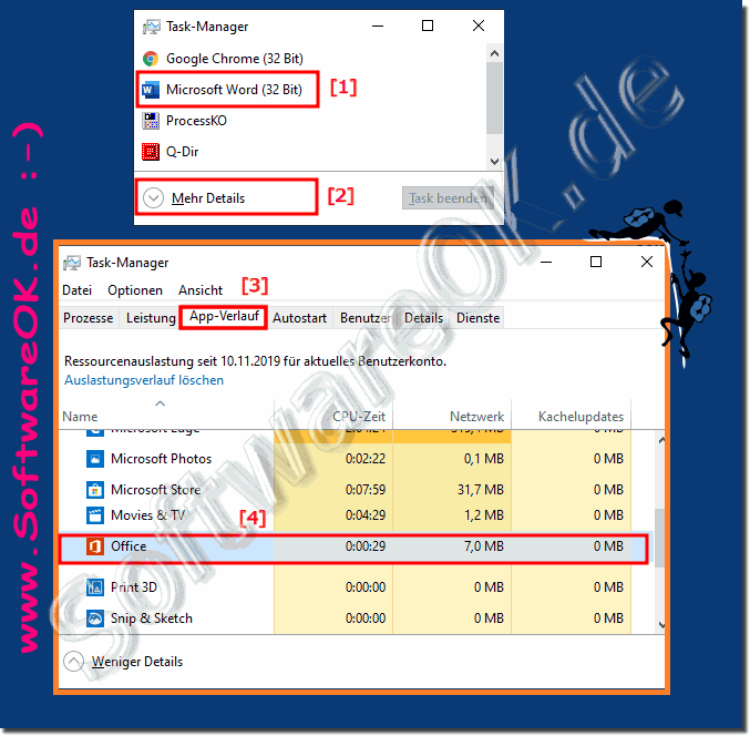 See if Office 365 is running in the background on Windows!