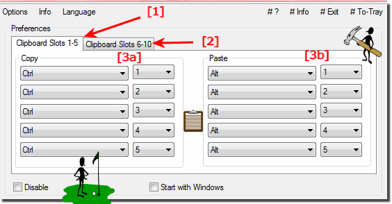 Additional clipboard for Windows 10 to XP!