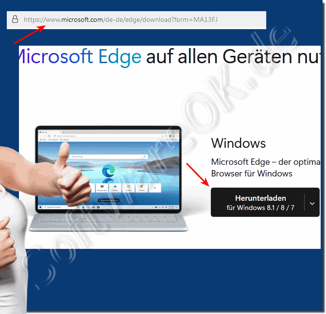 Download the EDGE browser for Windows 7!