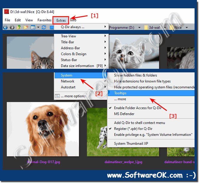 Disable Tool-Tips in The Explorer View!