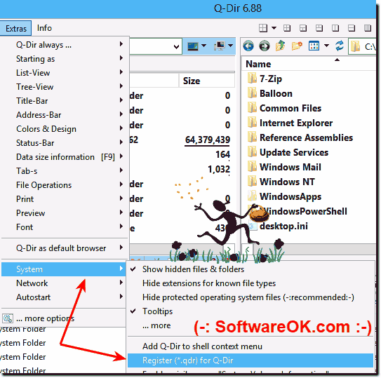Register QDR files on Windows and Server to see the Blue-Icon!