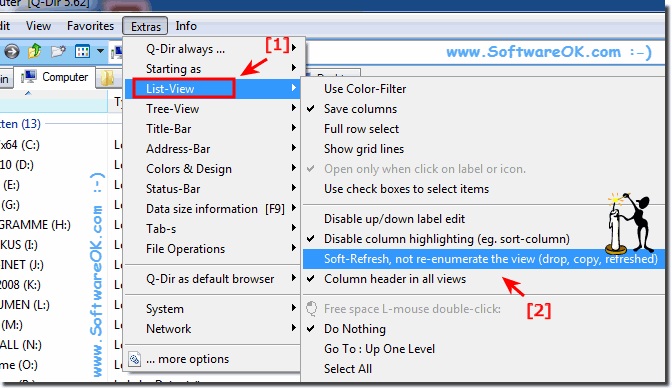 To disable auto-arrange within folders!