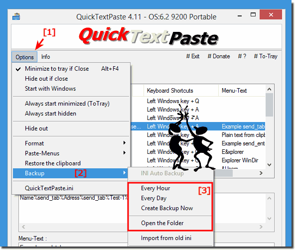 Auto Backup Feature in QuickTextPaste!