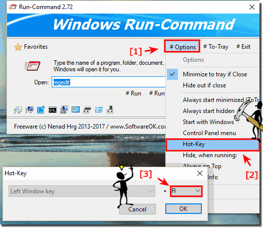 windows copy text keyboard command