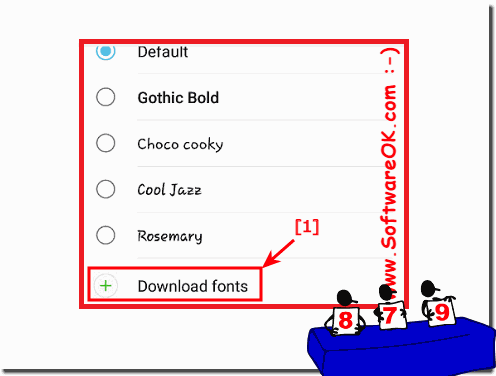 Download Fonts for Samsung Galaxy and Android!