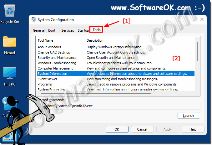 System configuration tools in Windows (11, 10, 8.1 and 7)!