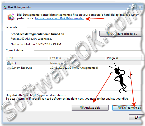 (Image-3) Improve performance by defragmenting your hard disk on windows 7