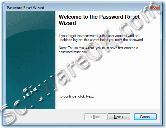 Windows-7 Password Reset Wizard