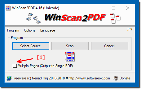 WinScan2PDF 8.61 download the new version for ipod