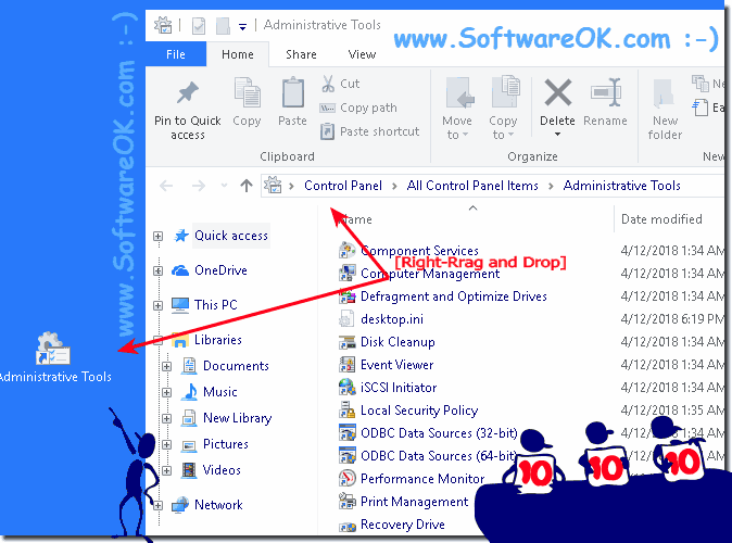 admin tools for windows 10