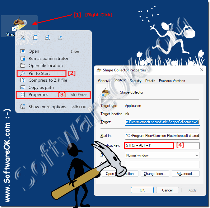 Pin Handwriting Personalization on Windows 11 or 10 Start-Menu!