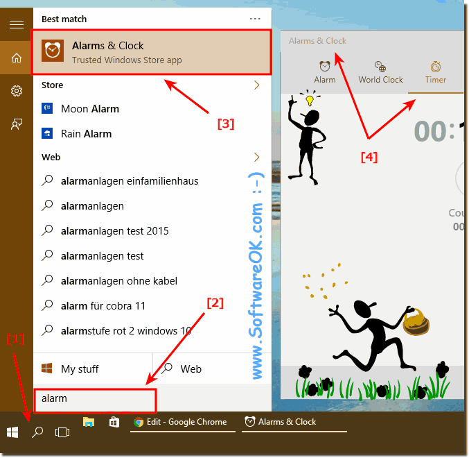 Set Countdown Timer in Windows 10!