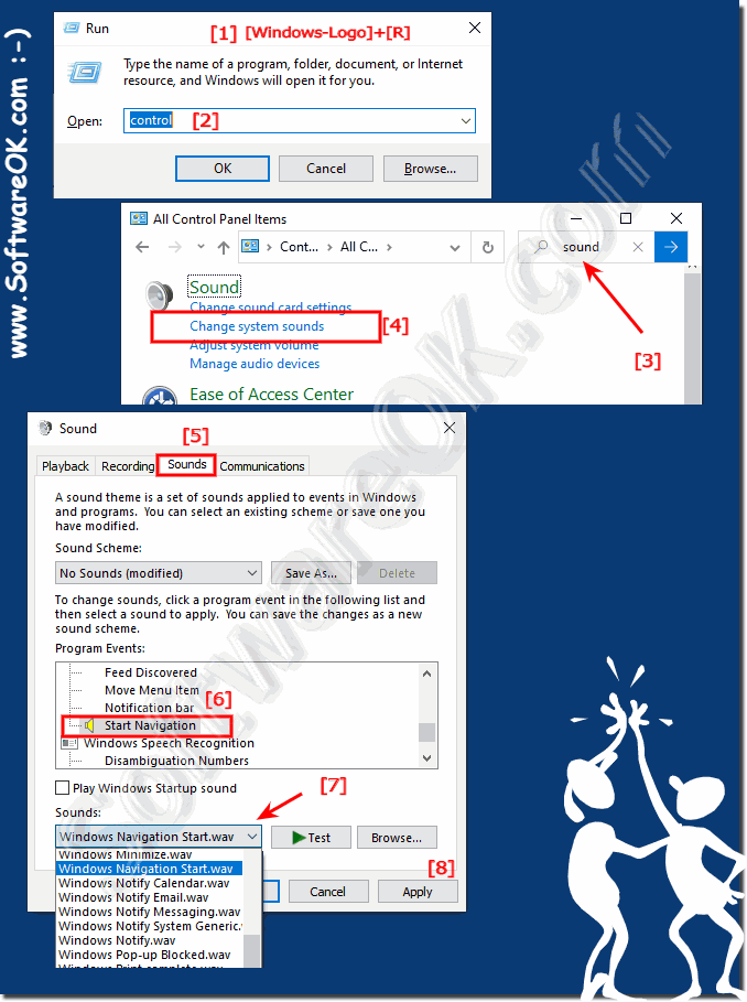 The Start navigation click sound in Windows 10!