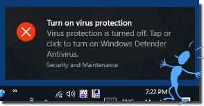how to turn off antivirus windows 10 pro