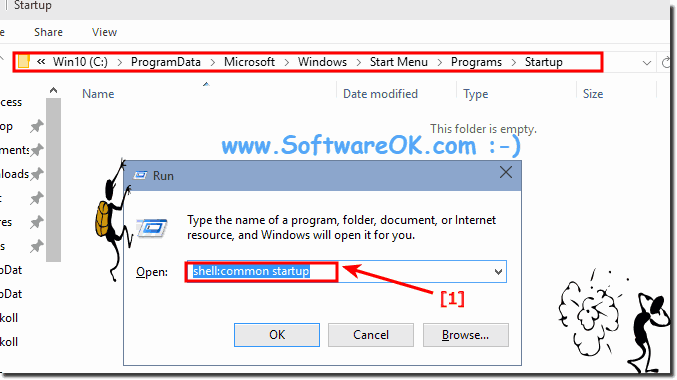 how to setup a macro on windows 10 startup run a program shutdown