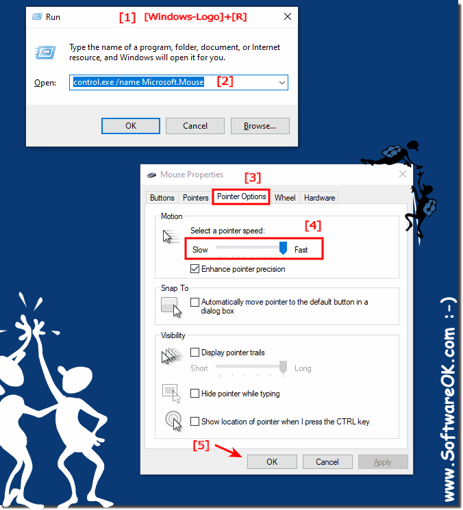 mouse pointer for screencast windows 10