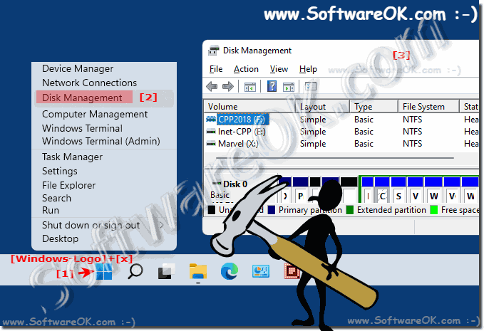 Disk management in Windows 11!