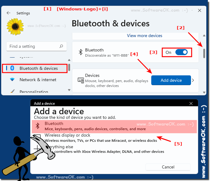 How do I connect the AirPods to a Windows 11 PC!