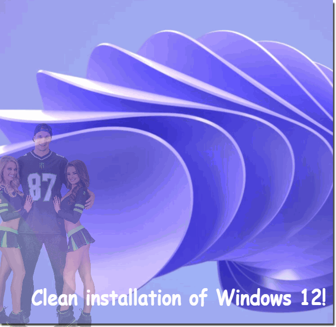 Clean installation of Windows 12!