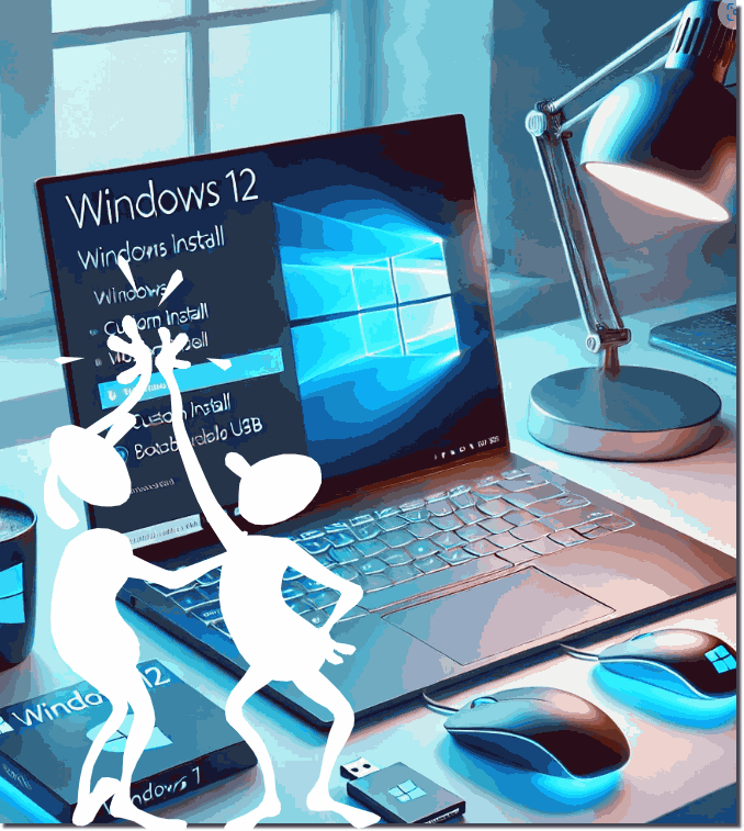The size of Windows 12 on the hard drive, DVD, installation!