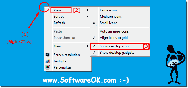 Permanent Disable Windows Desktop Icons!