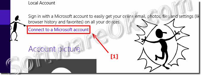 Connect to a Microsoft account in Windows 8.1! 