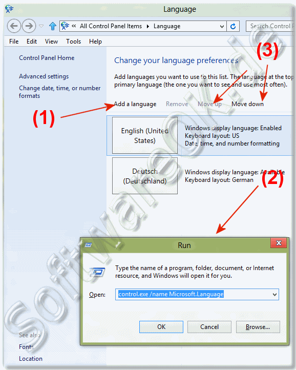 Remove, Add and change Windows-8 languages