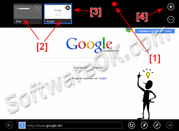 switch between tabs chrome