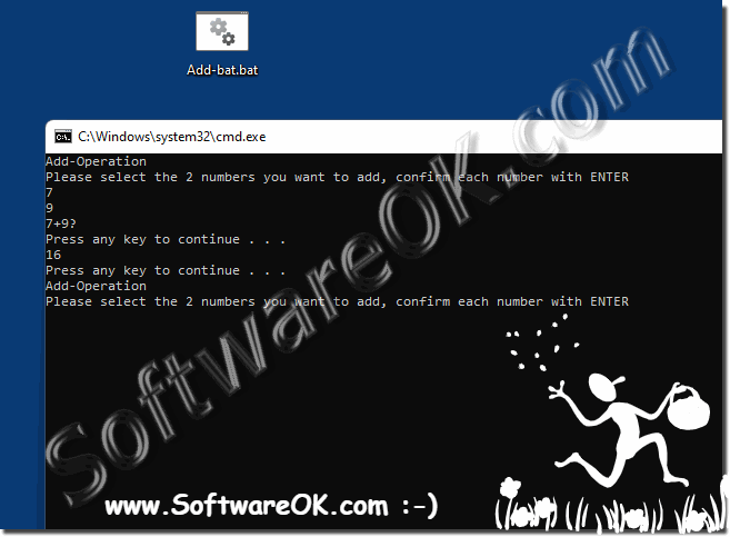 Waiting for keyboard input Command prompt Script on Windows 11, 10, ...