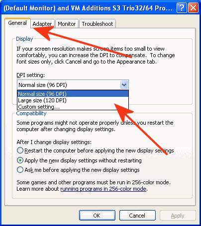 General DPI-Settings