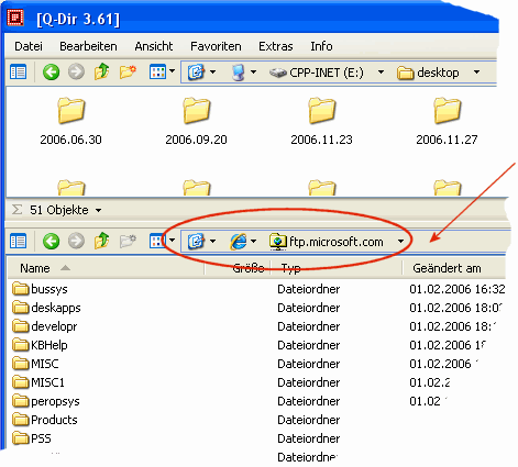 FTP-Folder in Q-Dir