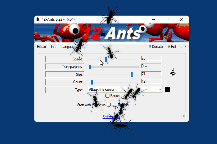 Screenshot for 12-Ants 1.56